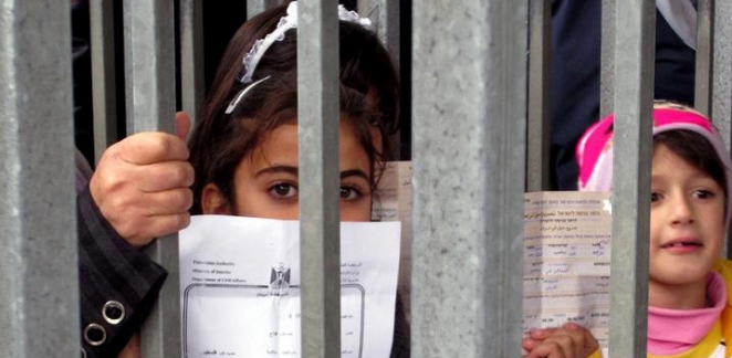 Caged Palestinian Children