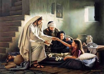 Jesus - sick bed
