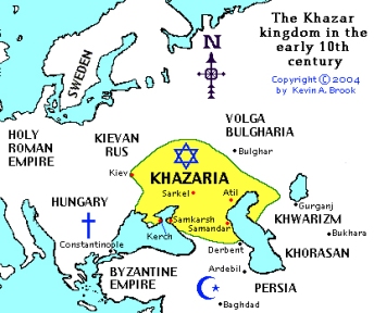 Khazaria Mapa