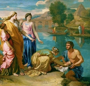 Moses rescued from the Nile