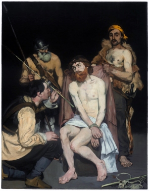 Jesus mocked by the soldiers